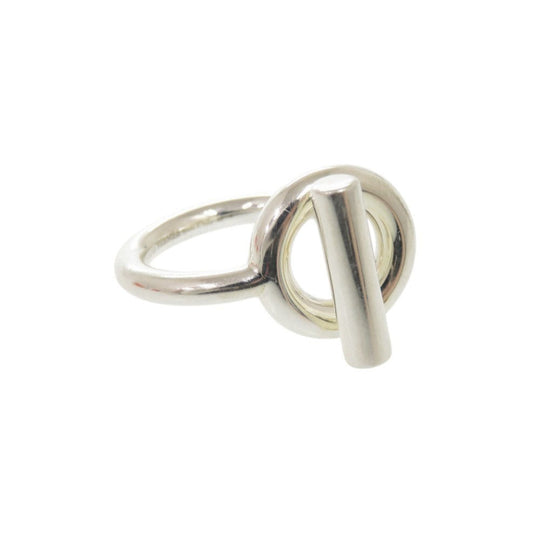 HERMES Ring Silver925 Silver Echape 48