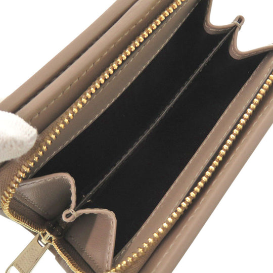 GUCCI Bifold Wallet 795060 leather Brown GG Shadow Medium Wallet Women Used Authentic