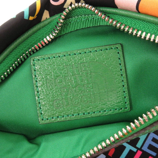 GUCCI Sling bag 650299 Nylon green The North Face Collaboration