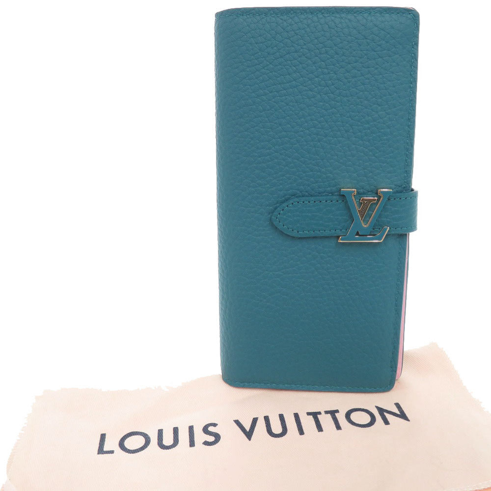 LOUIS VUITTON Long Wallet Purse M81499 leather Corver LVVertical Wallet