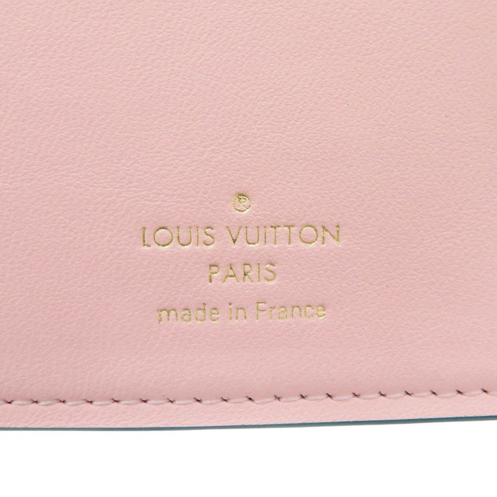 LOUIS VUITTON Long Wallet Purse M81499 leather Corver LVVertical Wallet