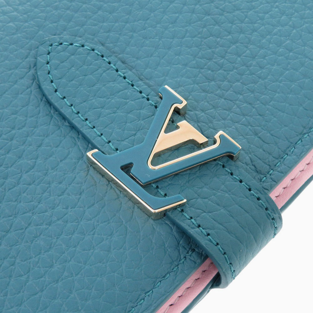 LOUIS VUITTON Long Wallet Purse M81499 leather Corver LVVertical Wallet