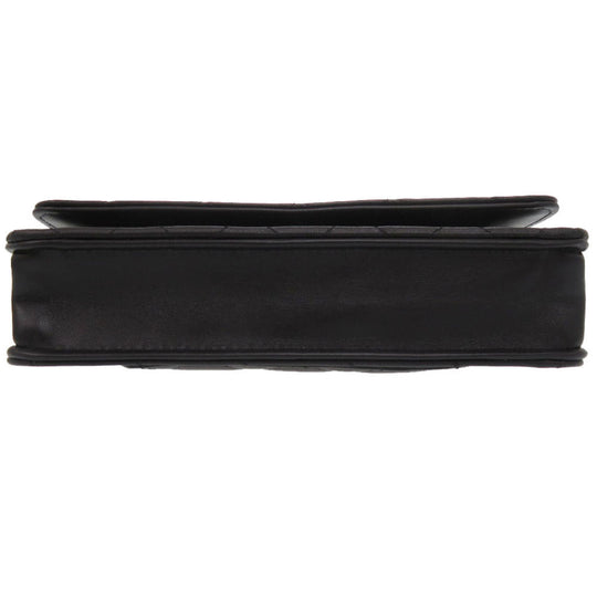CHANEL Shoulder Bag AP0250 lambskin black Classic Chain Wallet COCO Mark Women Used Authentic