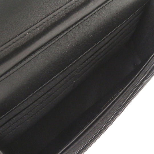 CHANEL Shoulder Bag AP0250 lambskin black Classic Chain Wallet COCO Mark Women Used Authentic