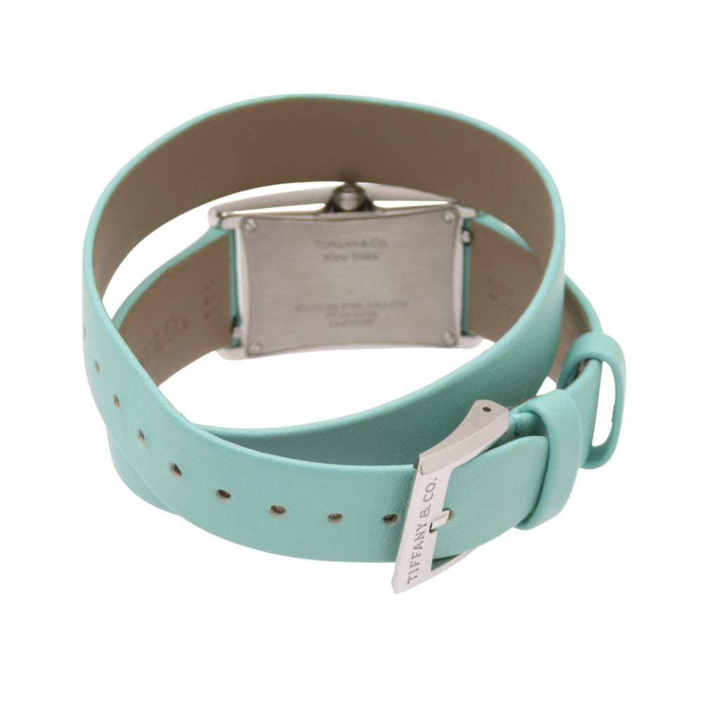 TIFFANY&Co. Watches Quartz 60557985 Stainless Steel , Leather Silver Quartz East West Silver dial Women Used Authentic