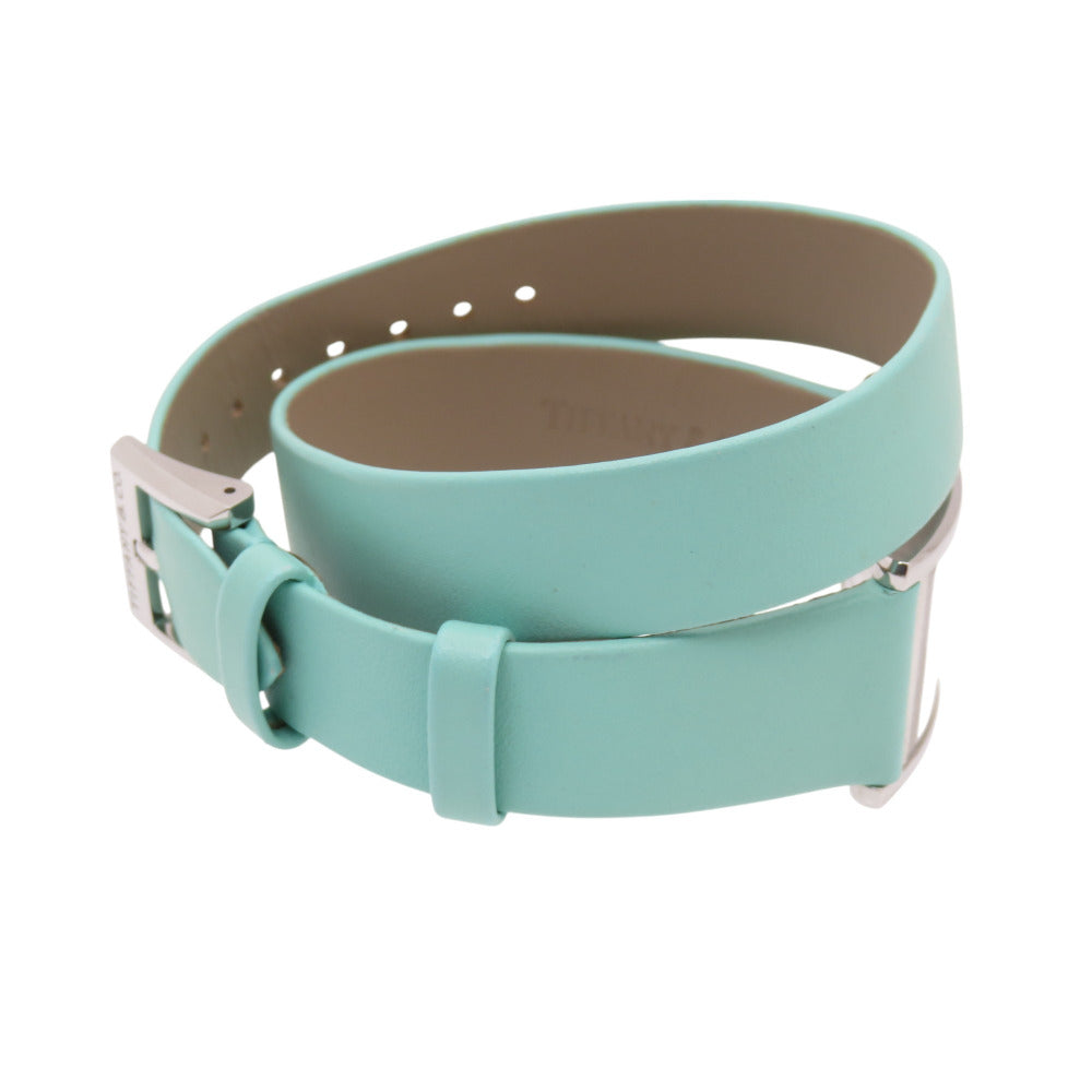 TIFFANY&Co. Watches Quartz 60557985 Stainless Steel , Leather Silver Quartz East West Silver dial Women Used Authentic