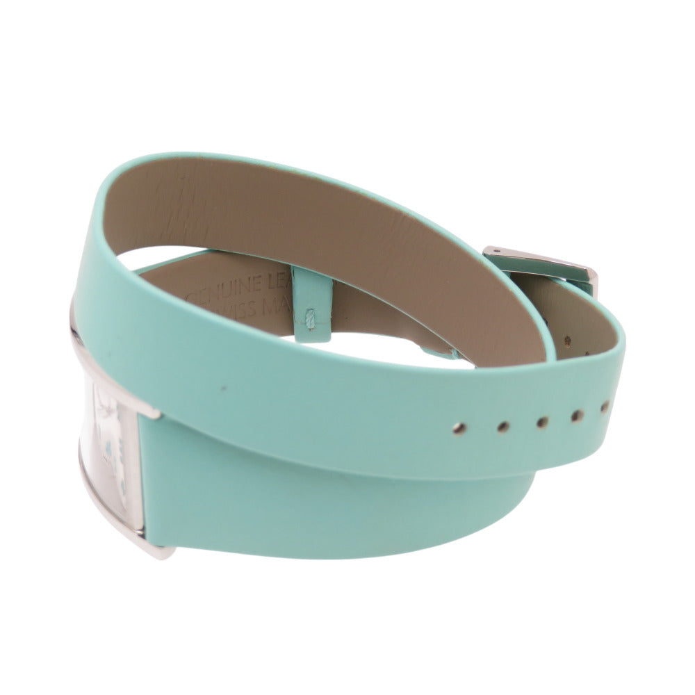 TIFFANY&Co. Watches Quartz 60557985 Stainless Steel , Leather Silver Quartz East West Silver dial Women Used Authentic