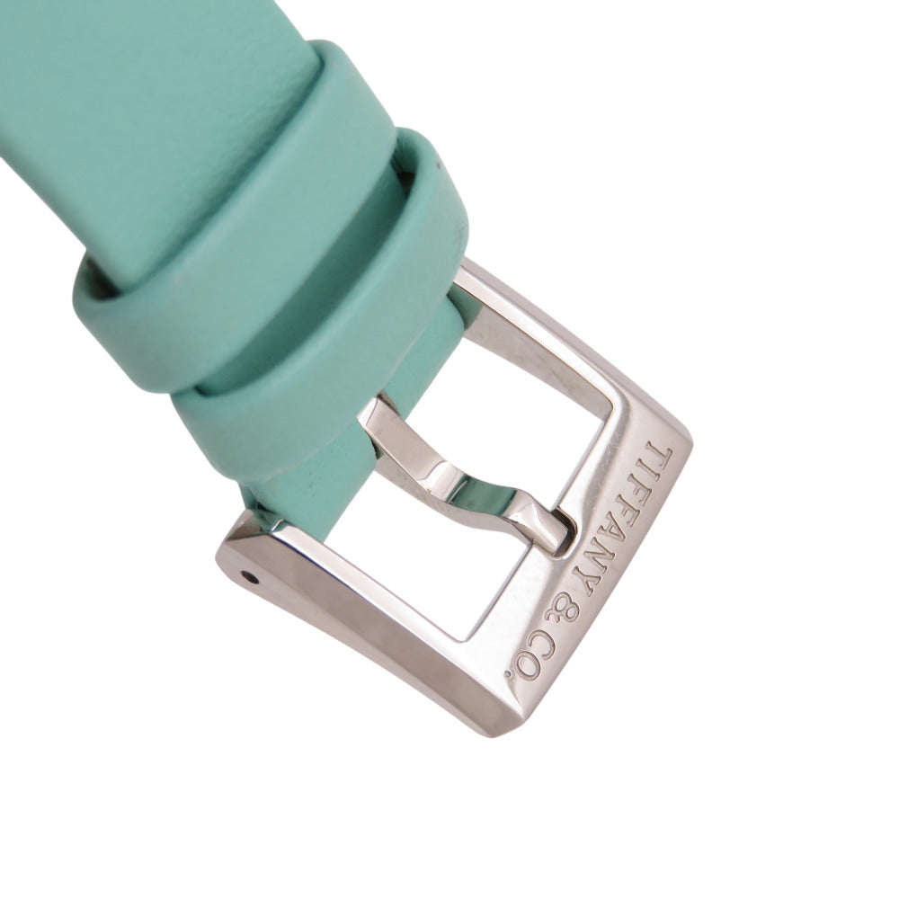 TIFFANY&Co. Watches Quartz 60557985 Stainless Steel , Leather Silver Quartz East West Silver dial Women Used Authentic