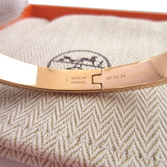 HERMES Bangle metal Rose gold Mini Click Kelly unisex(Unisex) Used Authentic