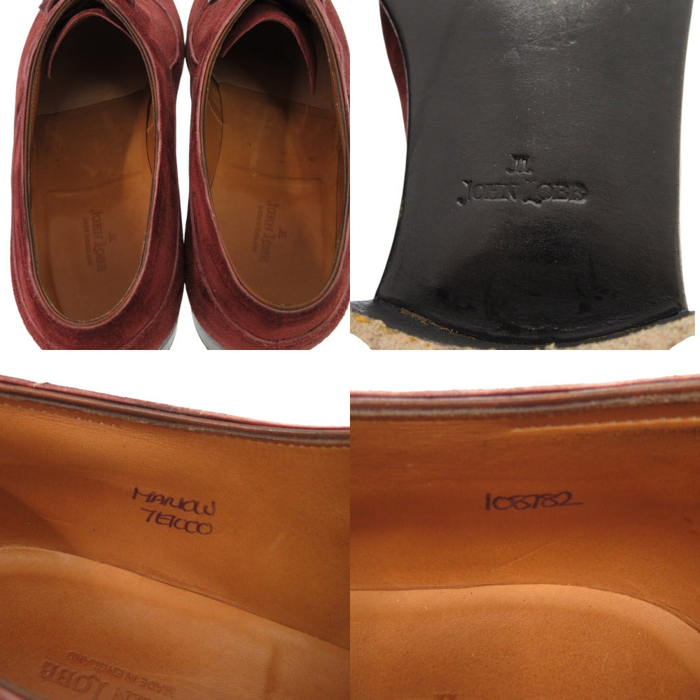 John Lobb Other shoes Suede Burgundy MARLOW 7
