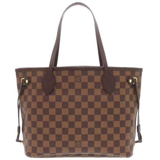 LOUIS VUITTON Tote Bag N40600 Damier canvas Brown Damier New Neverfull PM Women Used Authentic