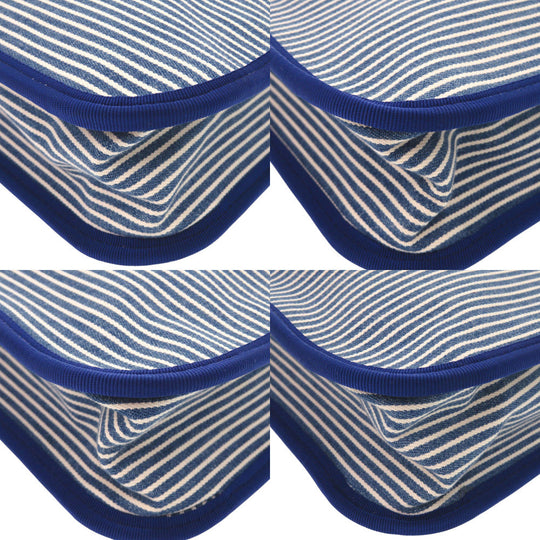 GUCCI Tote Bag 605831 cotton blue OshKosh Collaboration Children's Line Stripe unisex(Unisex) Used Authentic