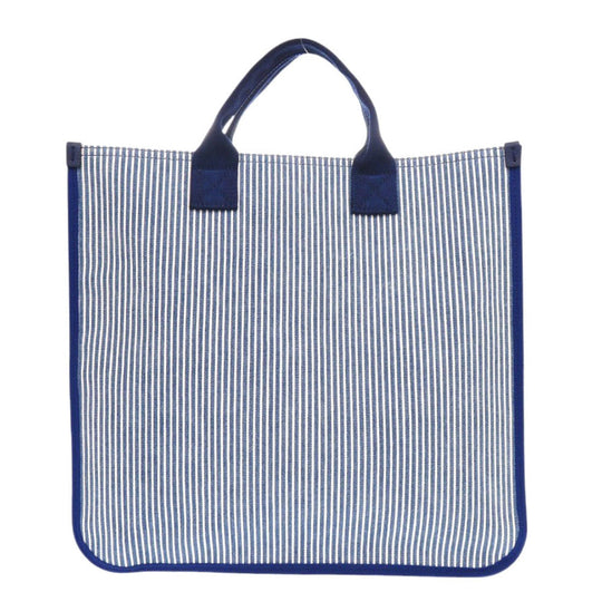 GUCCI Tote Bag 605831 cotton blue OshKosh Collaboration Children's Line Stripe unisex(Unisex) Used Authentic
