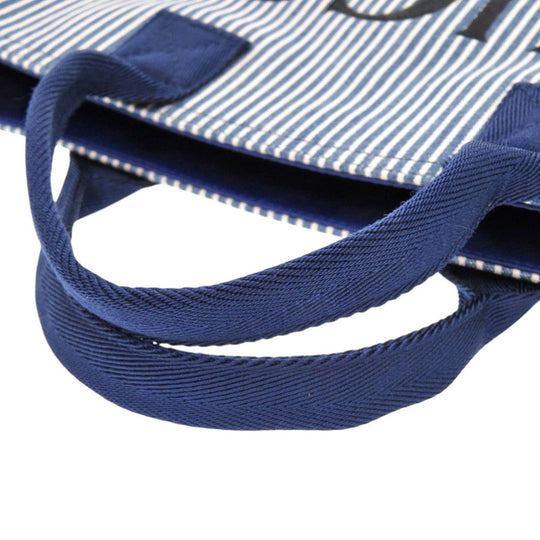 GUCCI Tote Bag 605831 cotton blue OshKosh Collaboration Children's Line Stripe unisex(Unisex) Used Authentic