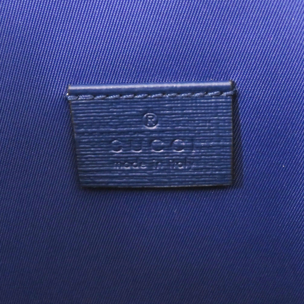 GUCCI Tote Bag 605831 cotton blue OshKosh Collaboration Children's Line Stripe unisex(Unisex) Used Authentic