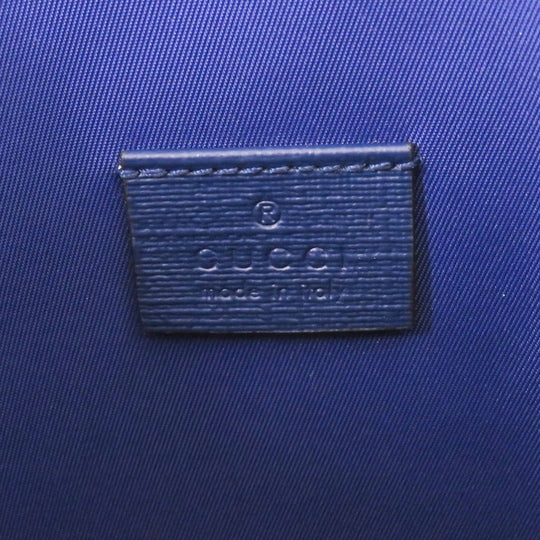 GUCCI Tote Bag 605831 cotton blue OshKosh Collaboration Children's Line Stripe unisex(Unisex) Used Authentic