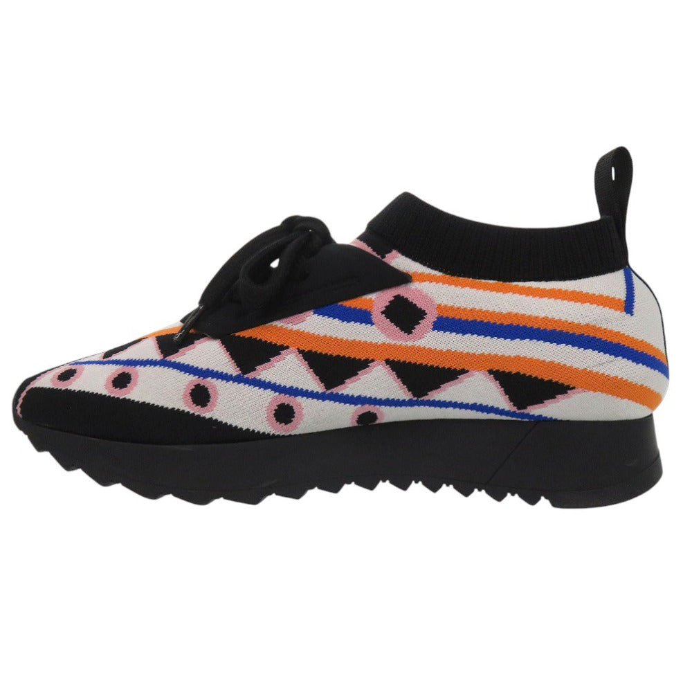 Emilio Pucci sneakers cotton multicolor Jacquard knit sneakers Women 36 Used Authentic