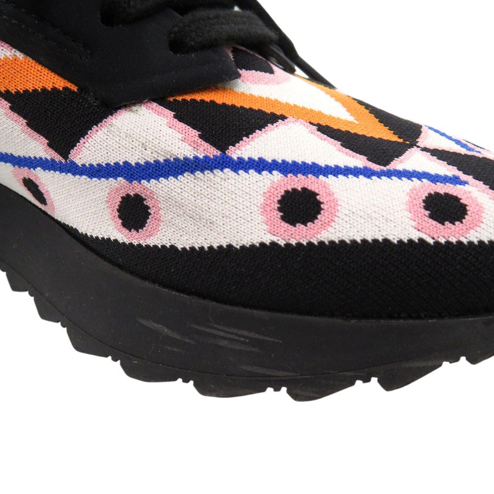 Emilio Pucci sneakers cotton multicolor Jacquard knit sneakers Women 36 Used Authentic