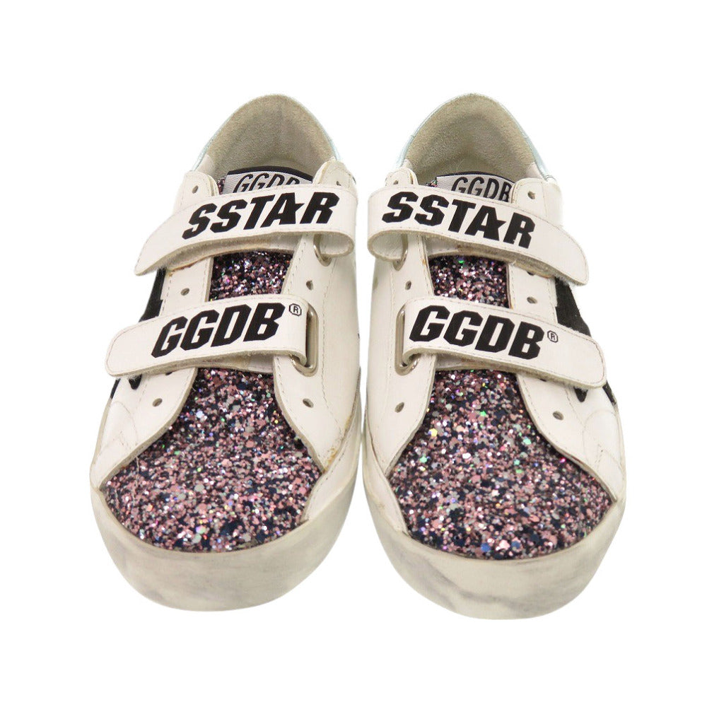 GOLDEN GOOSE sneakers leather white OLD SCHOOL G36WS206 B6 Glitter 37