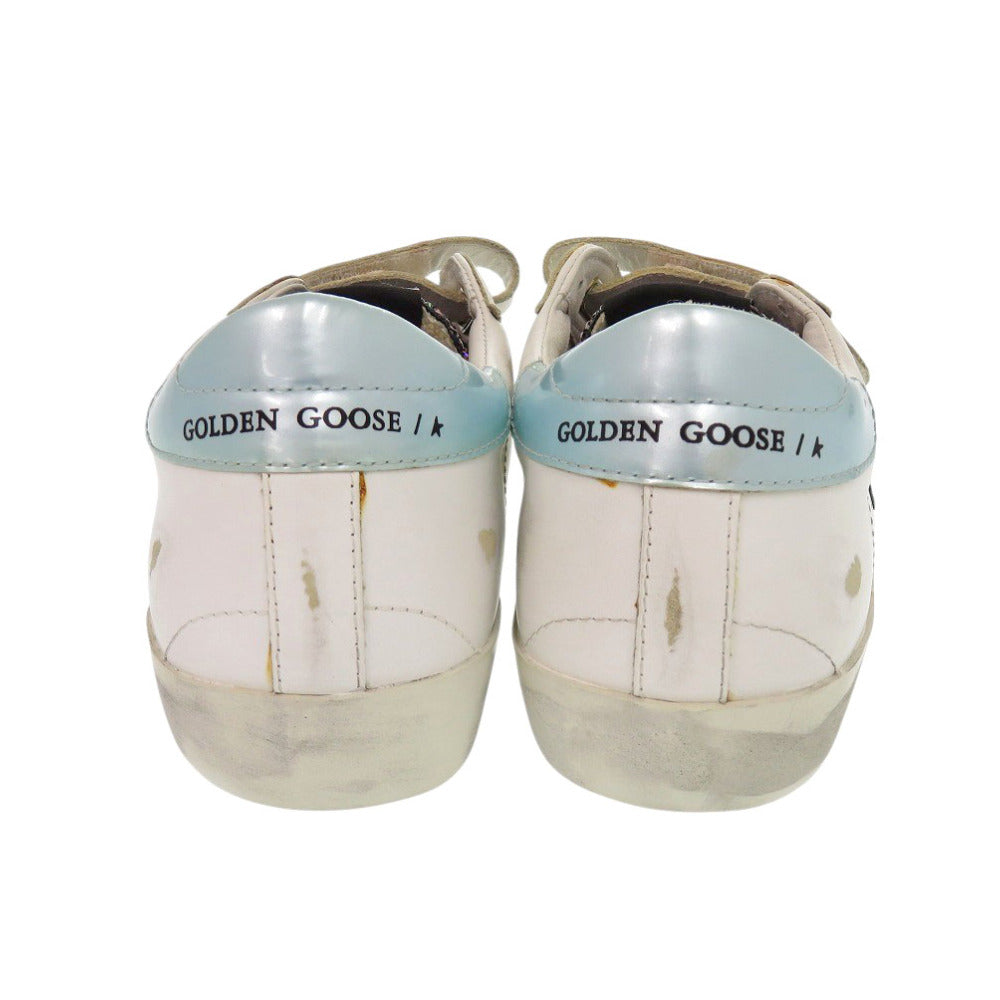 GOLDEN GOOSE sneakers leather white OLD SCHOOL G36WS206 B6 Glitter 37
