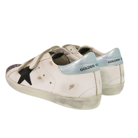 GOLDEN GOOSE sneakers leather white OLD SCHOOL G36WS206 B6 Glitter 37
