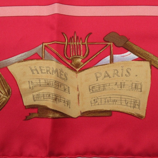 HERMES scarf silk multicolor ballerina Carre90 La Dance La Dance Women Used Authentic