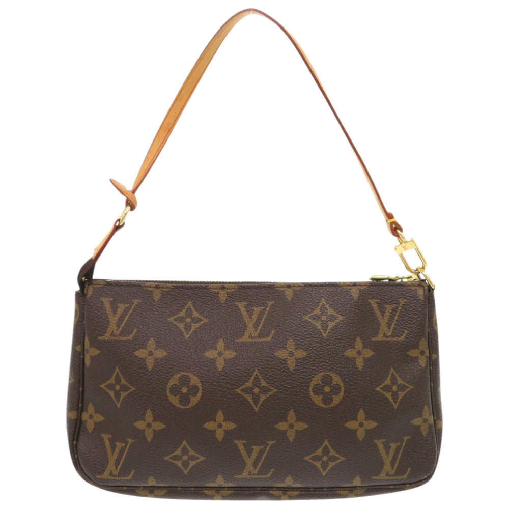 LOUIS VUITTON Pouch M51980 Monogram canvas Brown Monogram Pochette Accessory Pouch