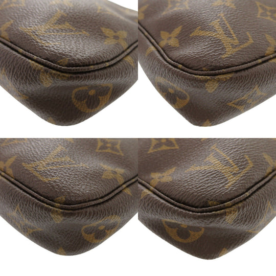 LOUIS VUITTON Pouch M51980 Monogram canvas Brown Monogram Pochette Accessory Pouch
