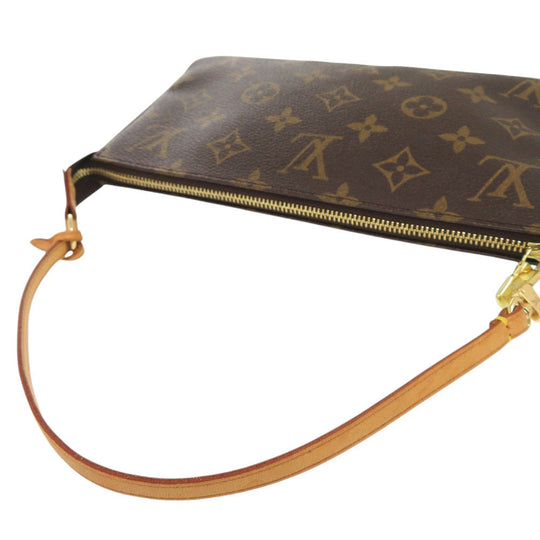 LOUIS VUITTON Pouch M51980 Monogram canvas Brown Monogram Pochette Accessory Pouch