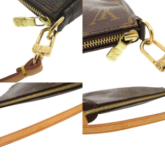 LOUIS VUITTON Pouch M51980 Monogram canvas Brown Monogram Pochette Accessory Pouch