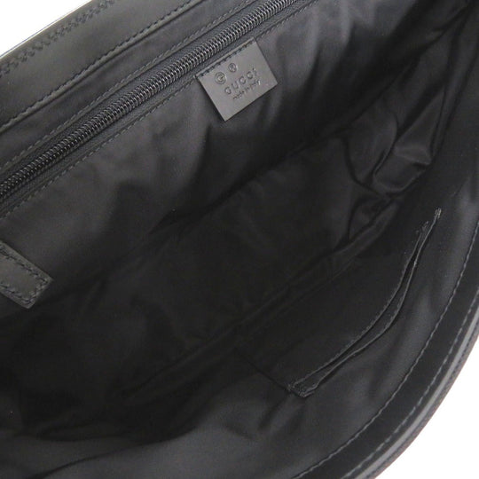 GUCCI Shoulder Bag 630921 canvas black Webbing line