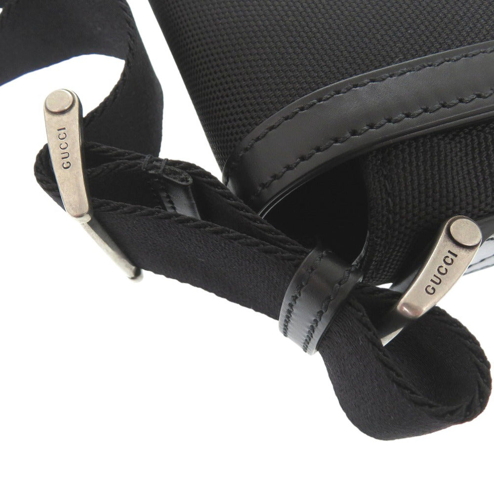 GUCCI Shoulder Bag 630921 canvas black Webbing line