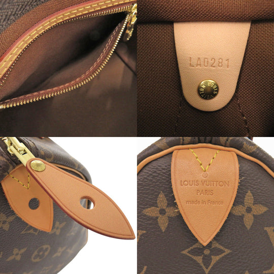 LOUIS VUITTON Handbag M41109 Monogram canvas Brown Monogram Speedy 25 Women Used Authentic