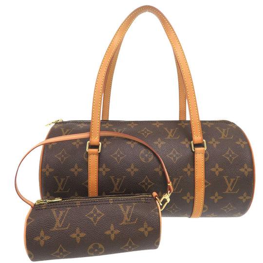 LOUIS VUITTON Handbag M51385 Monogram canvas Brown Monogram Papillon 30 with pouch