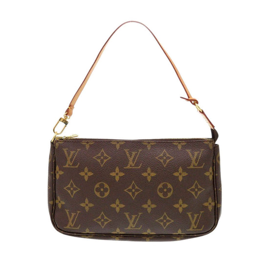 LOUIS VUITTON Pouch M51980 Monogram canvas Brown Accessory pouch Monogram Pochette Accessoires Women Used Authentic