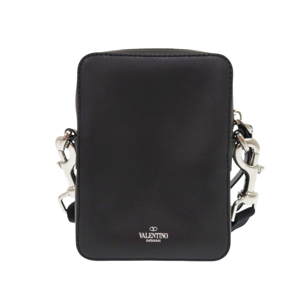 Valentino Garavani Shoulder Bag 1Y2B0943WJW leather black VLTN logo mens Used Authentic
