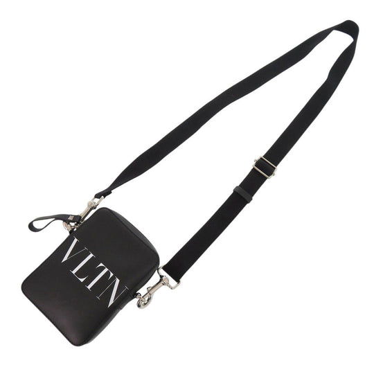 Valentino Garavani Shoulder Bag 1Y2B0943WJW leather black VLTN logo mens Used Authentic