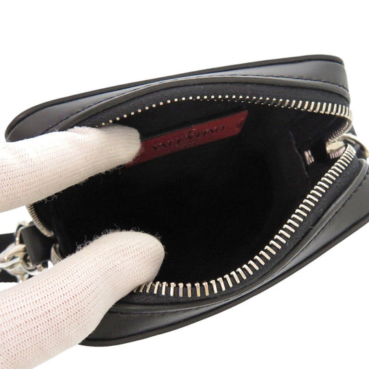 Valentino Garavani Shoulder Bag 1Y2B0943WJW leather black VLTN logo mens Used Authentic