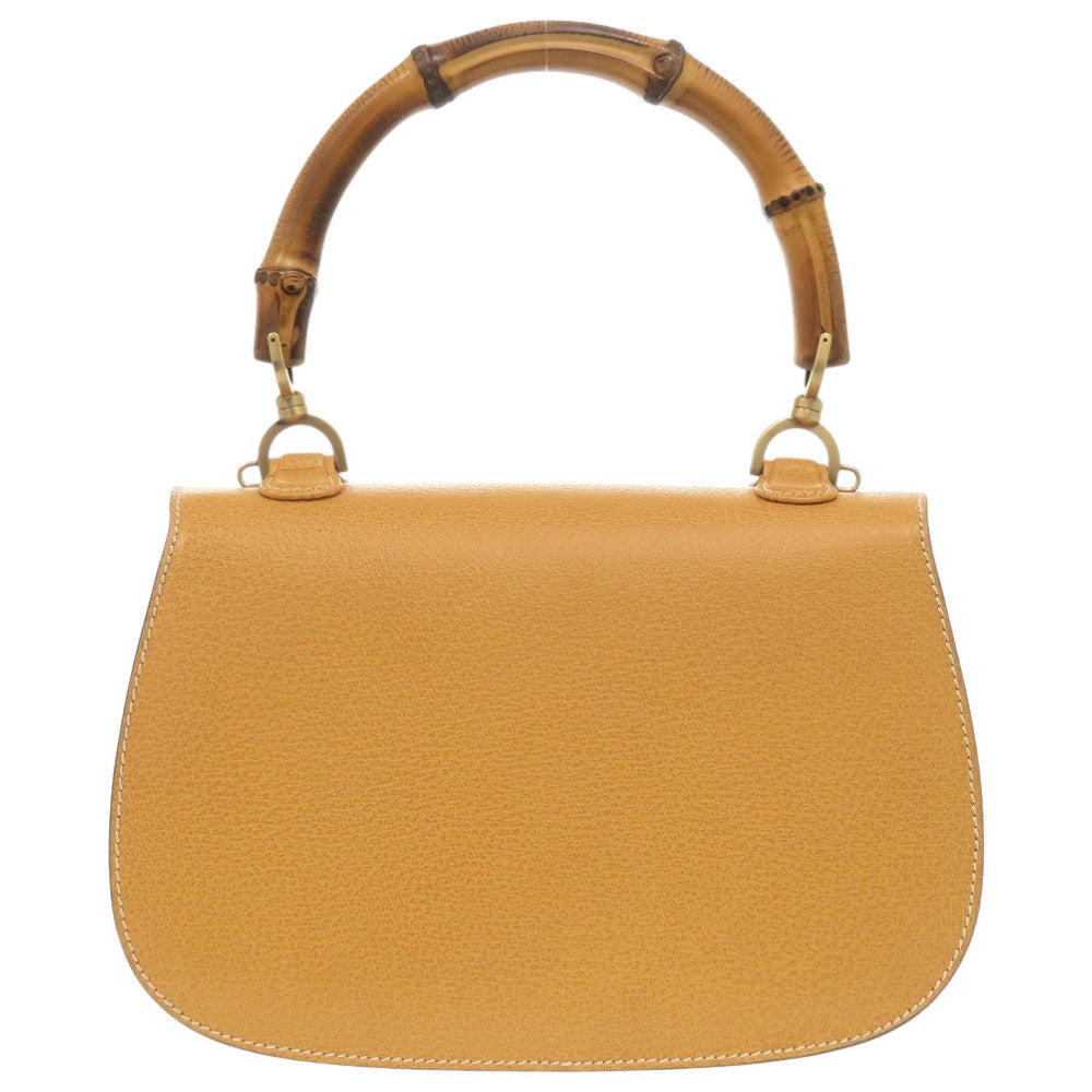 GUCCI Handbag 000 1364 0633 leather yellow Bamboo