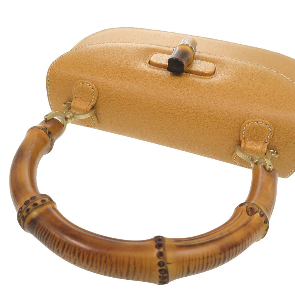 GUCCI Handbag 000 1364 0633 leather yellow Bamboo