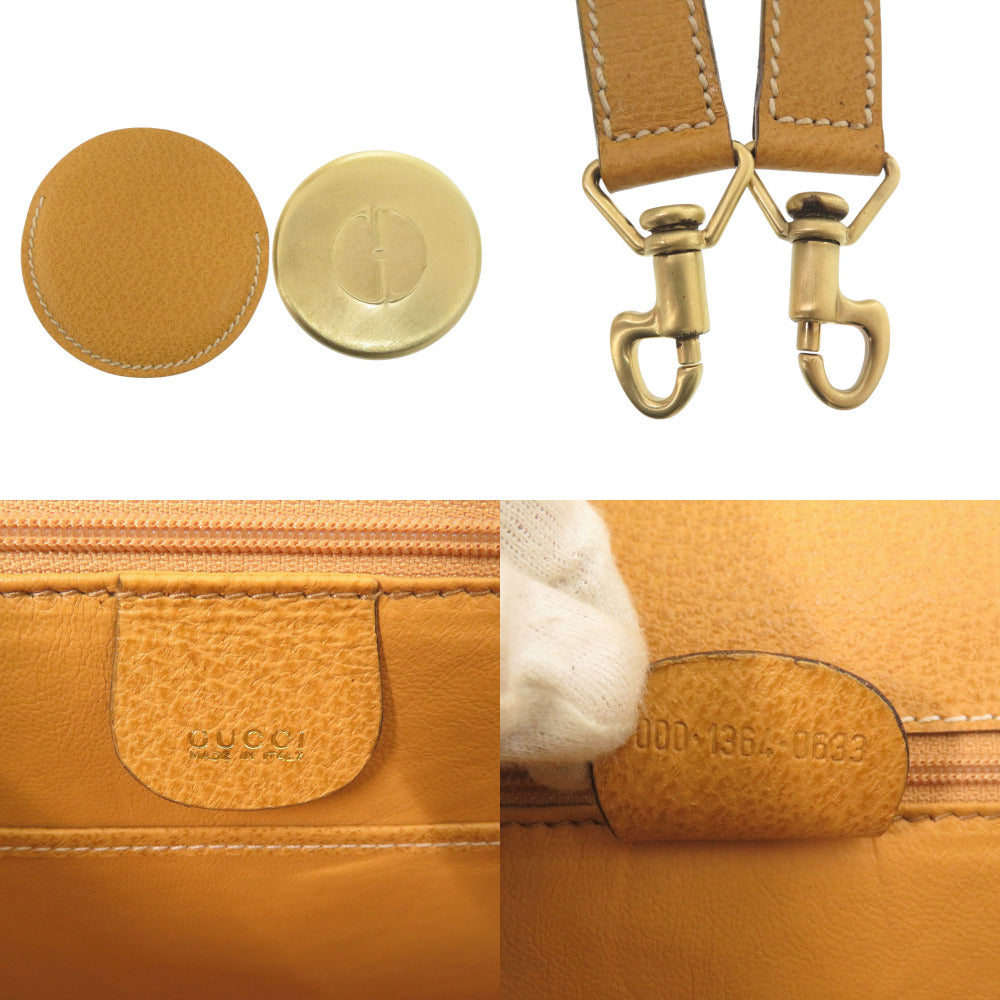 GUCCI Handbag 000 1364 0633 leather yellow Bamboo