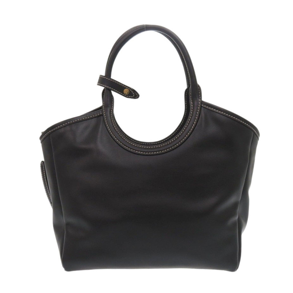 MIUMIU Handbag leather black Ivy Leather Bag Women Used Authentic