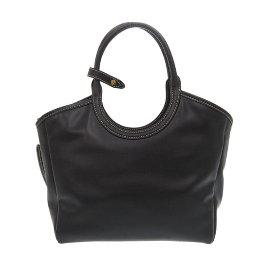 MIUMIU Handbag leather black Ivy Leather Bag Women Used Authentic