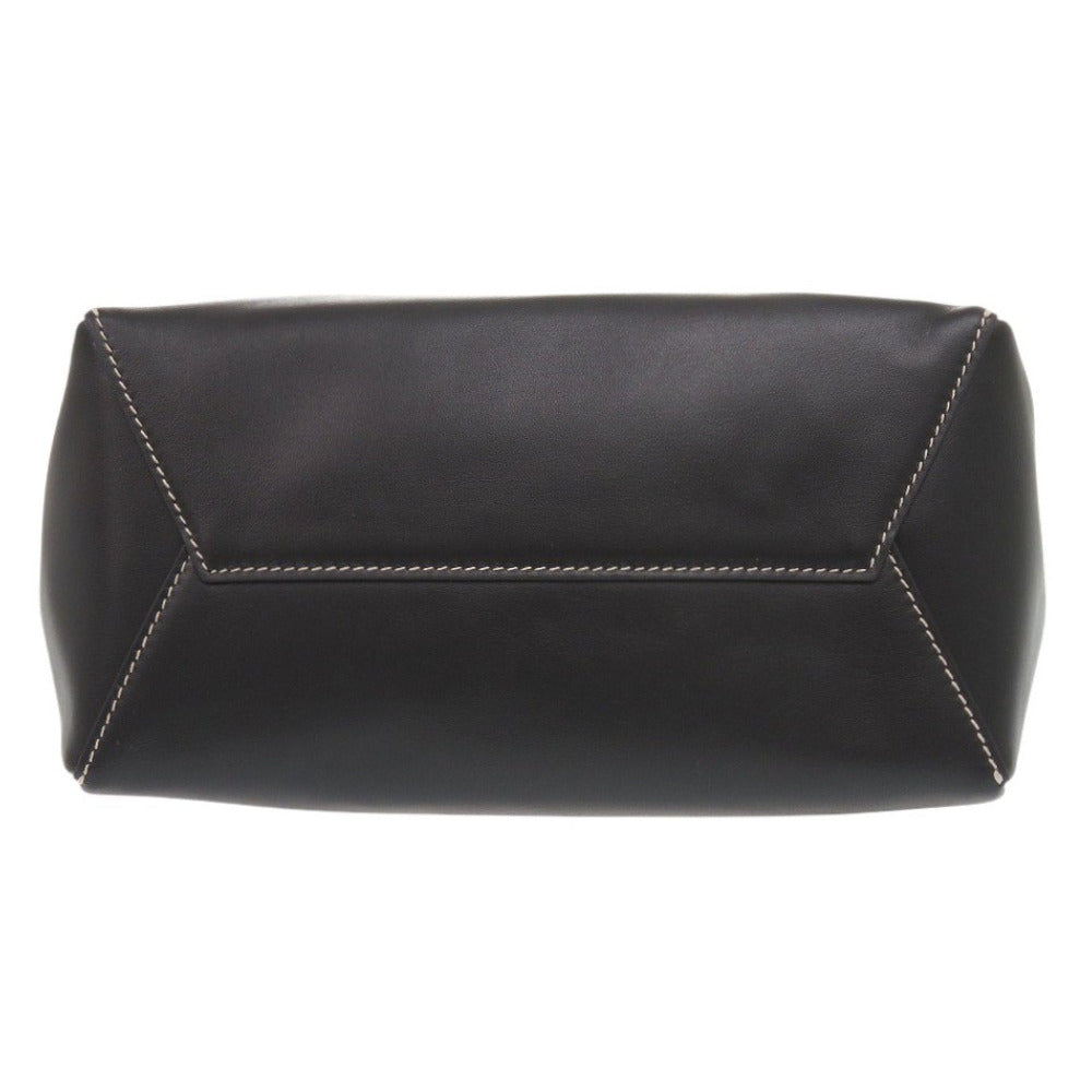 MIUMIU Handbag leather black Ivy Leather Bag Women Used Authentic