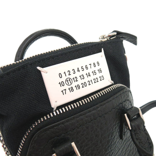 Maison Margiela Shoulder Bag SB3WG0025 leather black 5AC Classic Baby