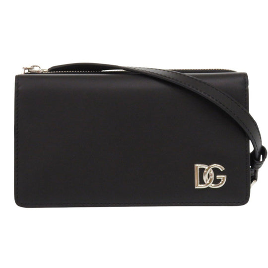 DOLCE&GABBANA Shoulder Bag leather black