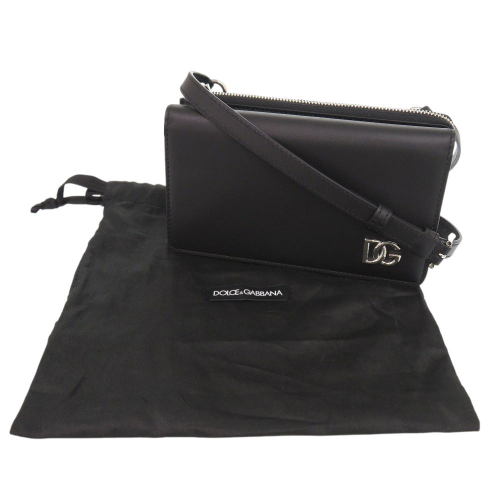 DOLCE&GABBANA Shoulder Bag leather black