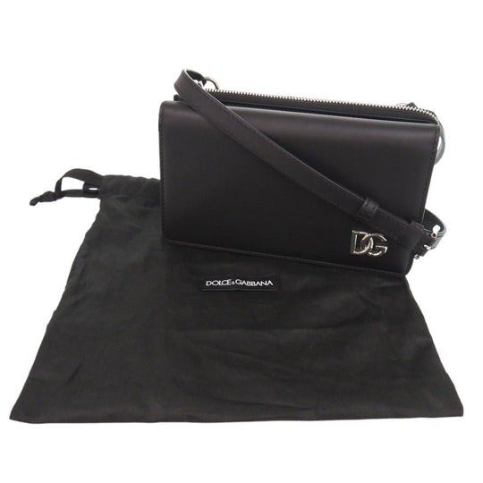 DOLCE&GABBANA Shoulder Bag leather black
