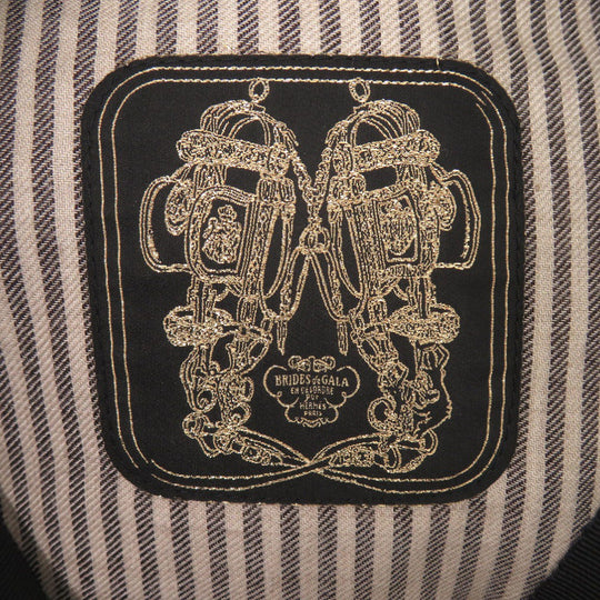 HERMES Other hats cashmere black Casquette Belleil Chene Dunkle Women 58 Used Authentic