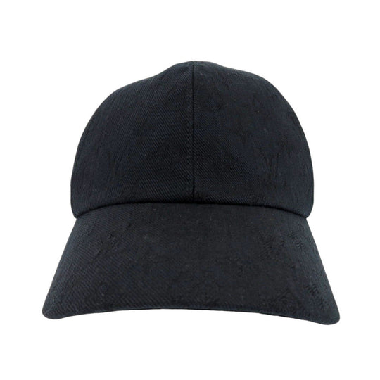LOUIS VUITTON Other hats M76745 cotton black cap monogram essential